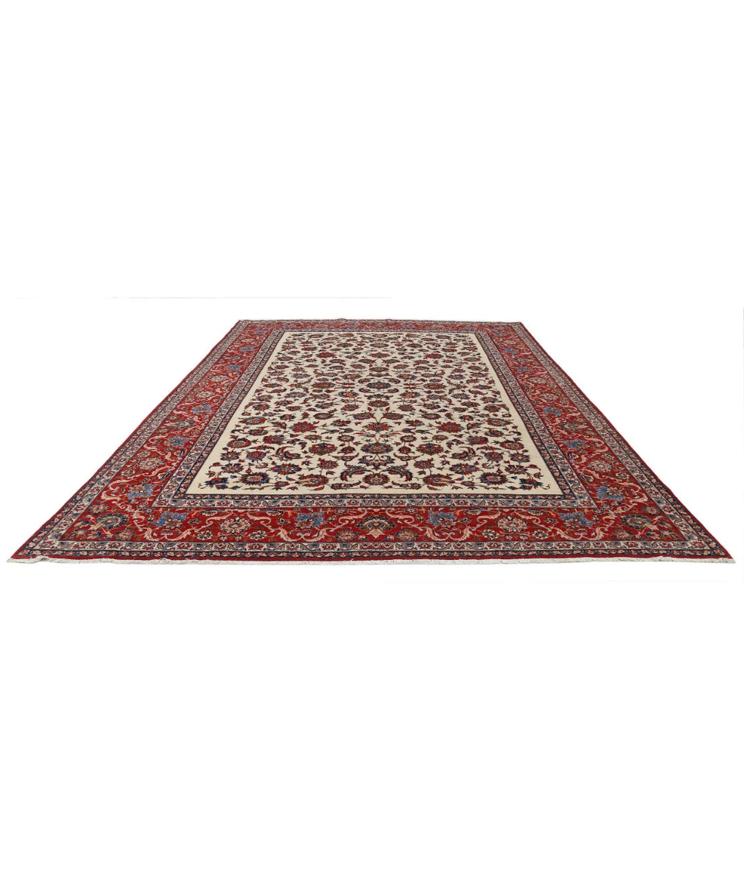 Persian Isfahan Rug 10' 9" x 14' 6" Hand-Knotted | No. AT18197