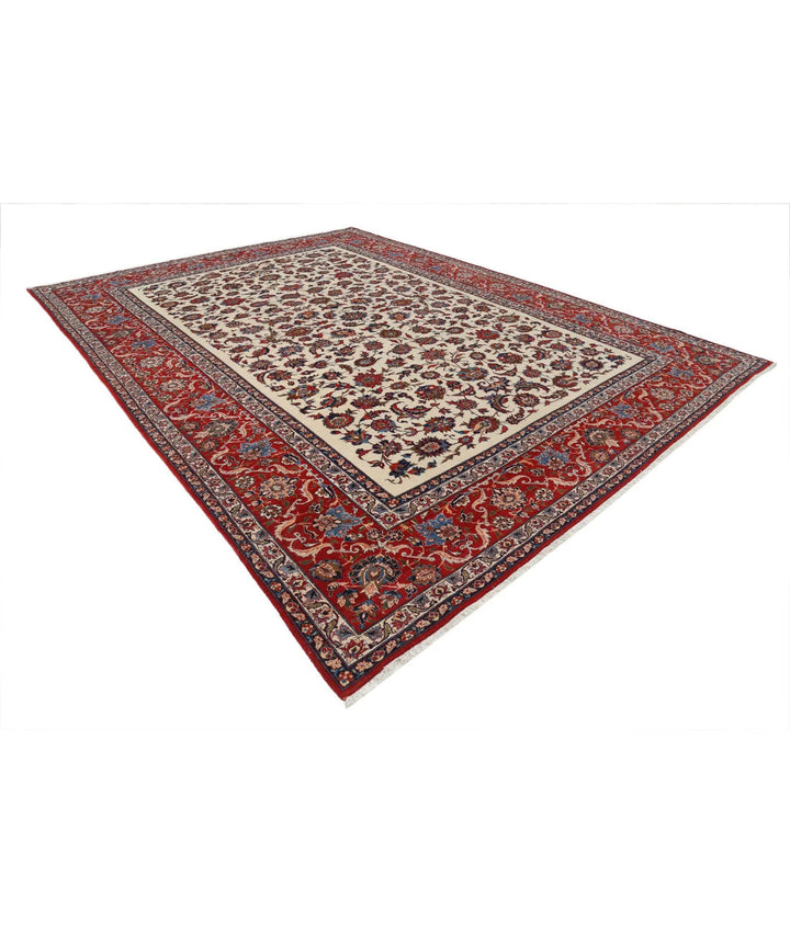 Persian Isfahan Rug 10' 9" x 14' 6" Hand-Knotted | No. AT18197