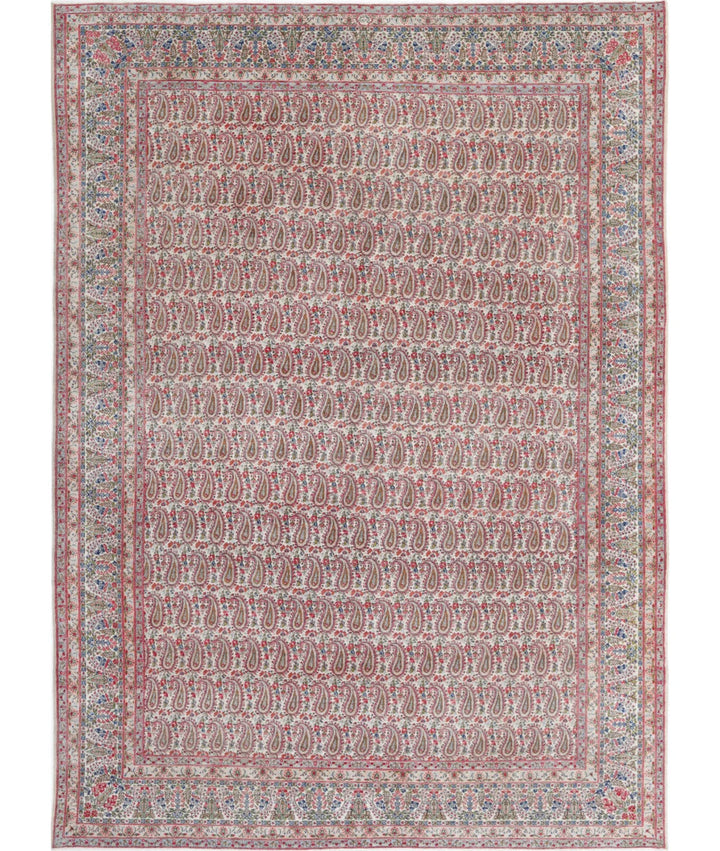 Persian Bote Rug 8' 9" x 12' 2" Hand-Knotted | No. AT18223