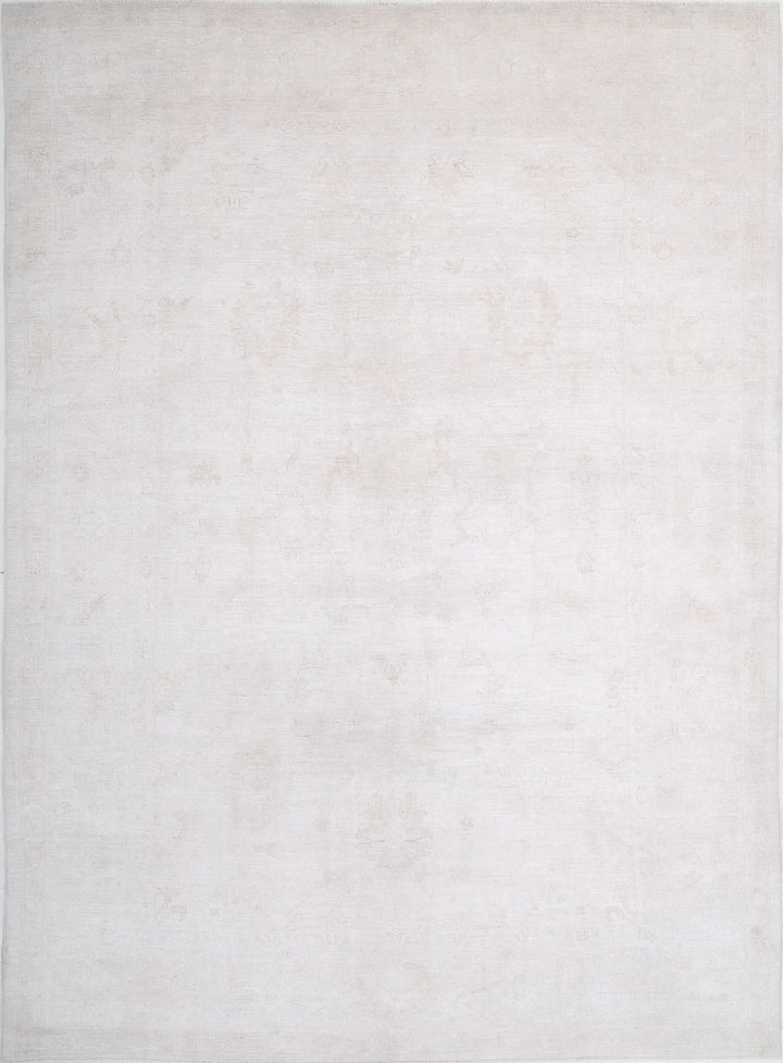 Afghan Oushak Rug 10' 4" x 14' 1" Hand-Knotted | No. AT18233