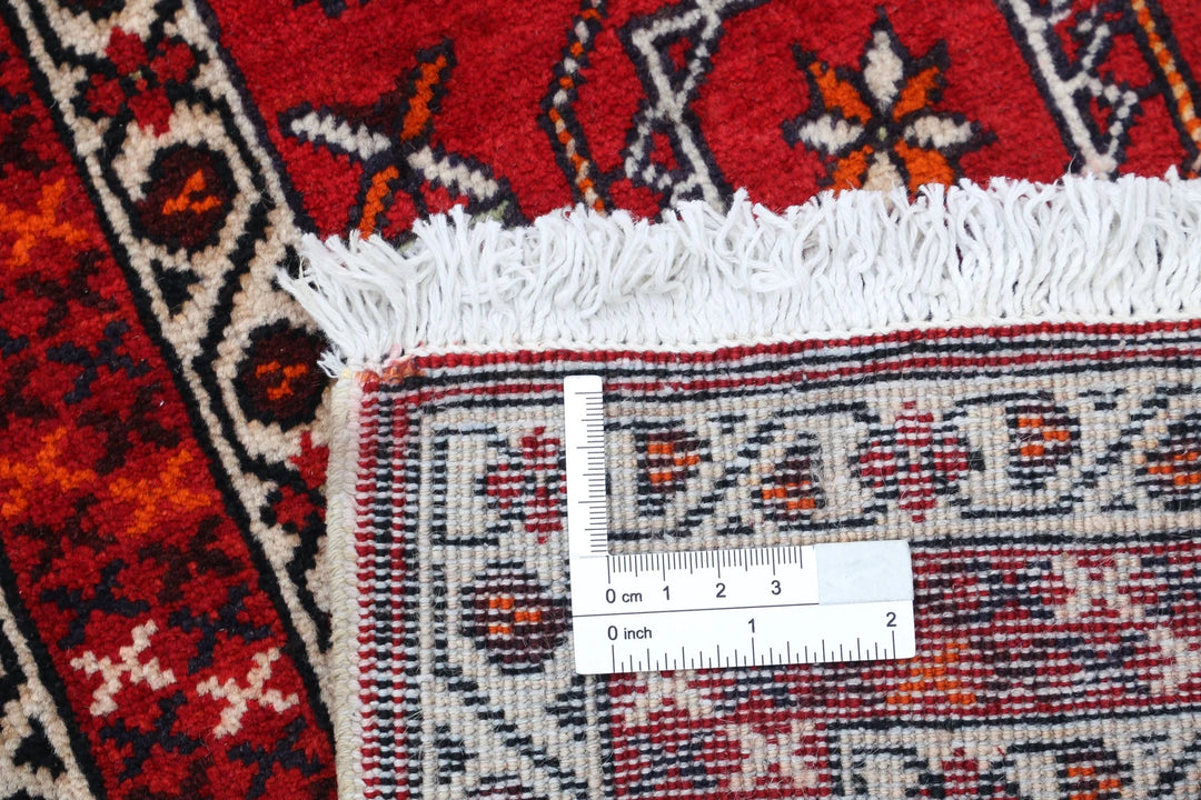 Persian Shiraz Runner 1' 1" x 6' 9" Hand-Knotted | No. AT18396
