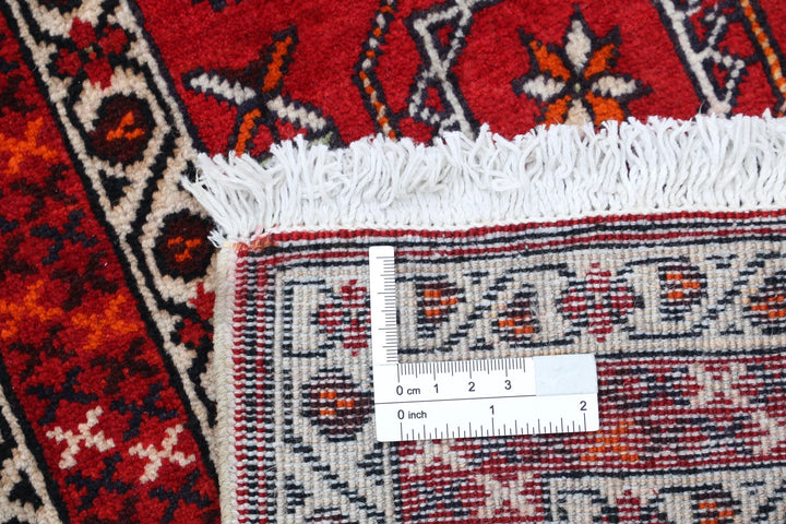 Persian Shiraz Runner 1' 1" x 6' 9" Hand-Knotted | No. AT18396