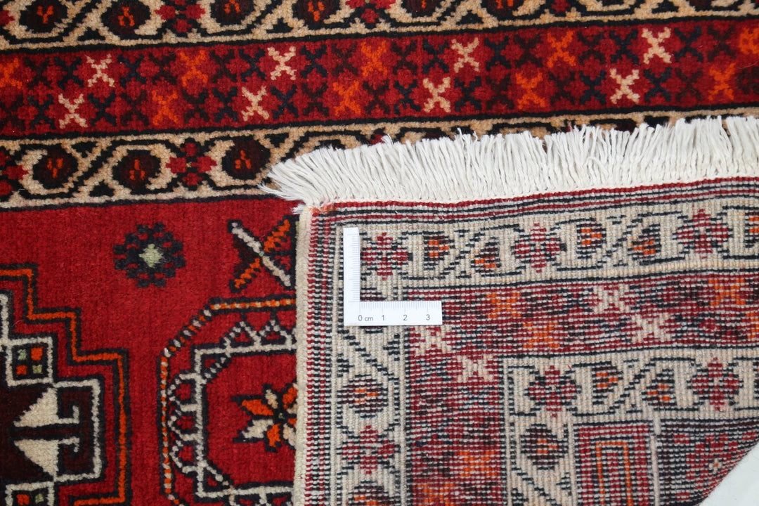 Persian Shiraz Runner 1' 1" x 6' 9" Hand-Knotted | No. AT18396