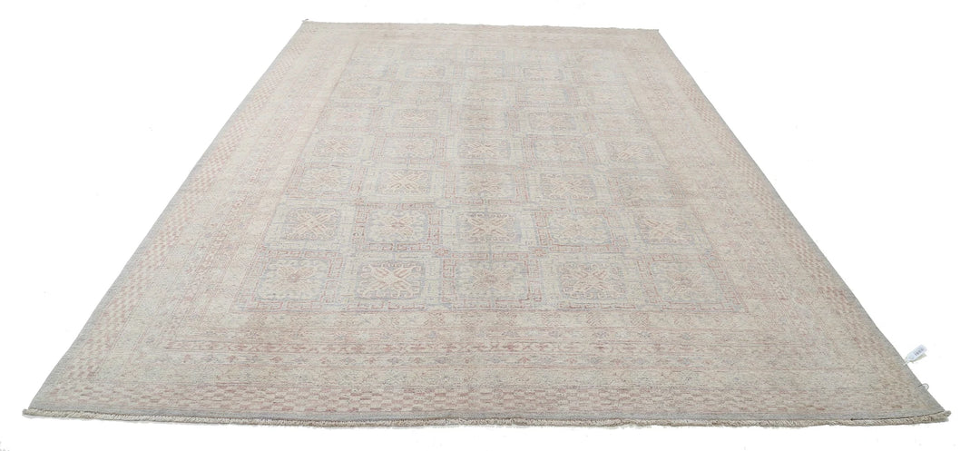 Afghan Khotan Rug 8' 6" x 11' 9" Hand-Knotted | No. AT18398