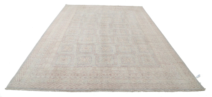 Afghan Khotan Rug 8' 6" x 11' 9" Hand-Knotted | No. AT18398