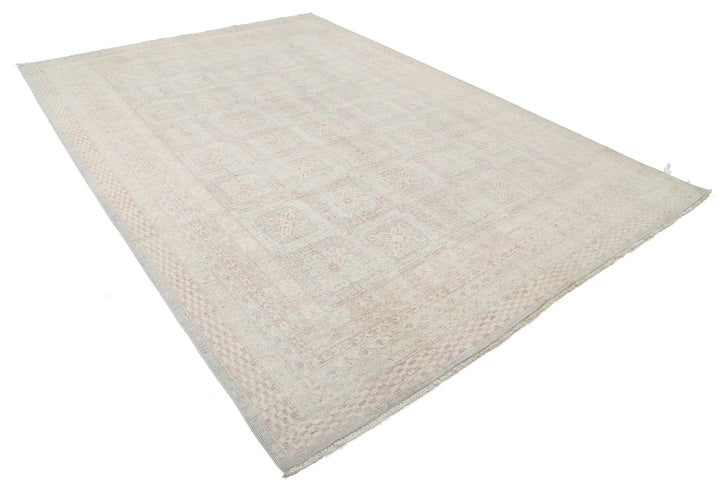 Afghan Khotan Rug 8' 6" x 11' 9" Hand-Knotted | No. AT18398