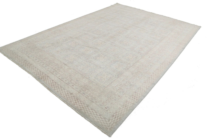 Afghan Khotan Rug 8' 6" x 11' 9" Hand-Knotted | No. AT18398
