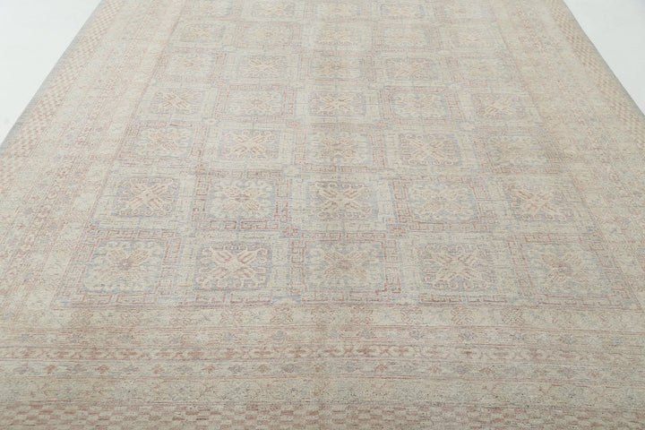 Afghan Khotan Rug 8' 6" x 11' 9" Hand-Knotted | No. AT18398