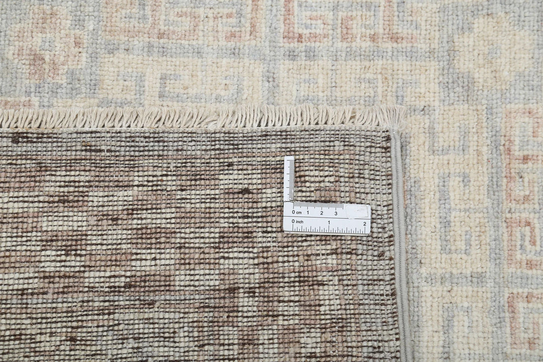 Afghan Khotan Rug 8' 6" x 11' 9" Hand-Knotted | No. AT18398