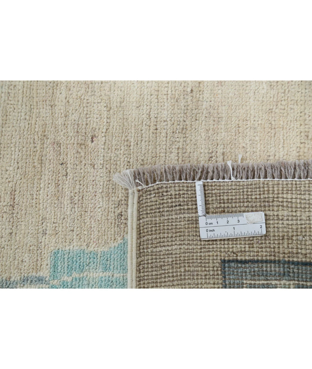 Brown Afghan Oriental Rug 8' 1" x 9' 7" Hand-Knotted | No. AT18445