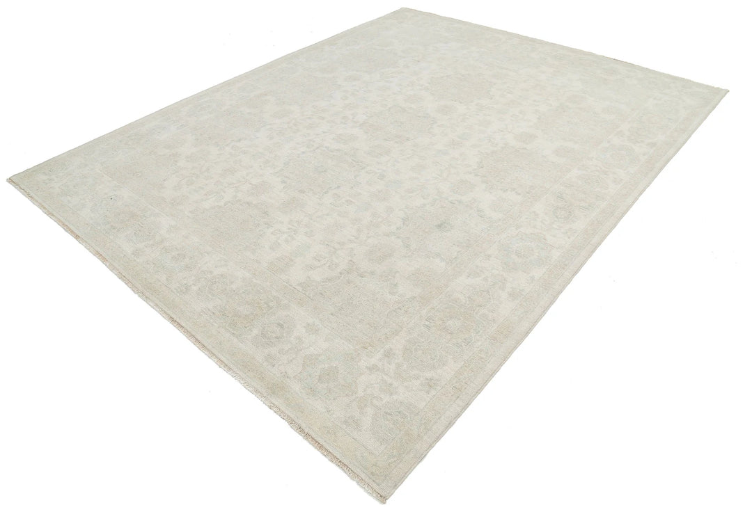 Afghan Serenity Rug 7' 10" x 10' 1" Hand-Knotted | No. AT18490