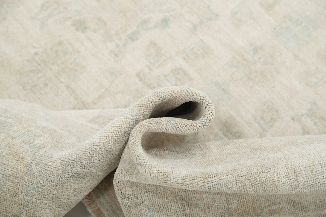 Afghan Serenity Rug 7' 10" x 10' 1" Hand-Knotted | No. AT18490