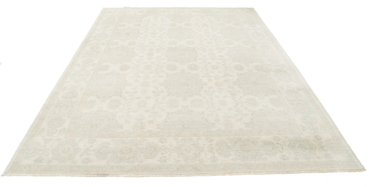 Afghan Serenity Rug 7' 10" x 10' 1" Hand-Knotted | No. AT18490