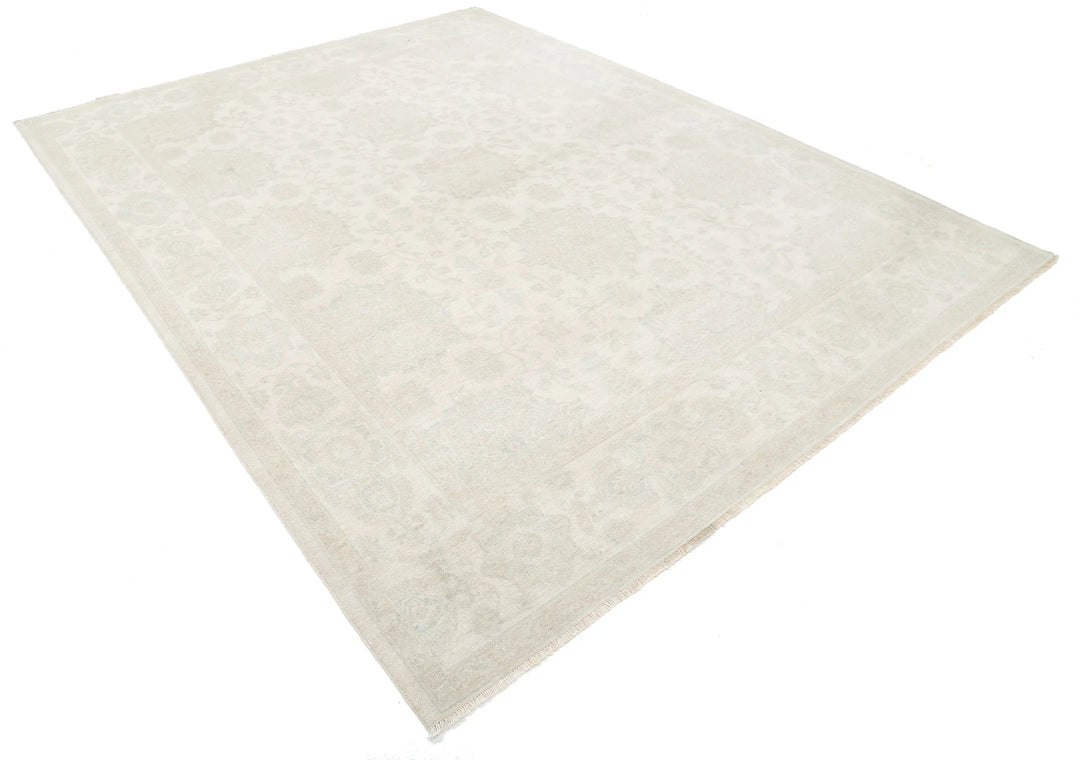 Afghan Serenity Rug 7' 10" x 10' 1" Hand-Knotted | No. AT18490