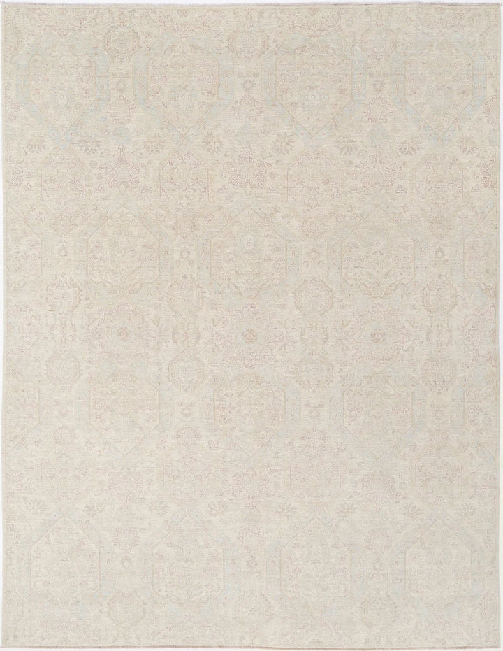 Afghan Oriental Rug 8' 11" x 11' 6" Hand-Knotted | No. AT18563