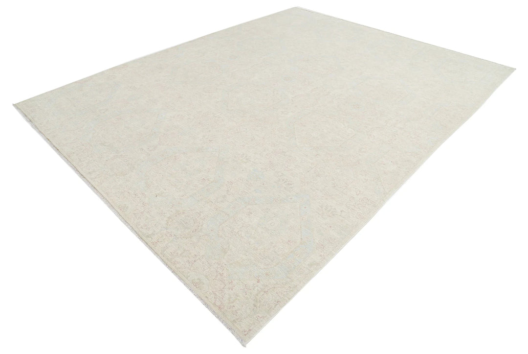 Afghan Oriental Rug 8' 11" x 11' 6" Hand-Knotted | No. AT18563