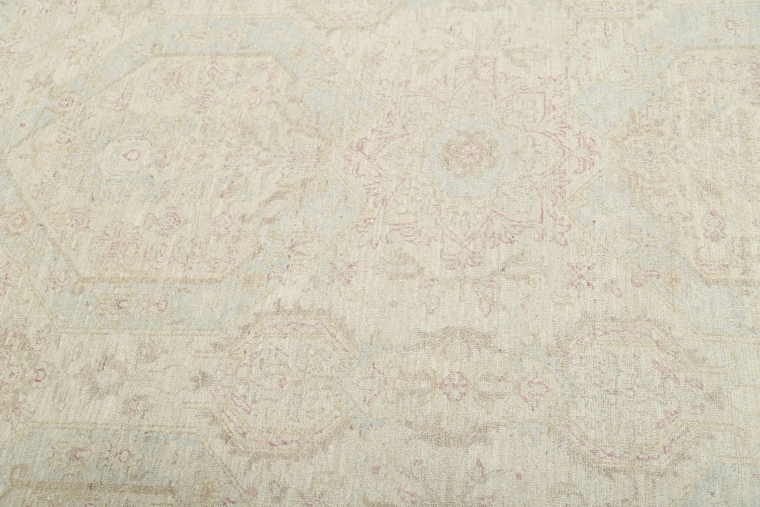 Afghan Oriental Rug 8' 11" x 11' 6" Hand-Knotted | No. AT18563