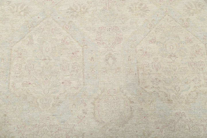 Afghan Oriental Rug 8' 11" x 11' 6" Hand-Knotted | No. AT18563