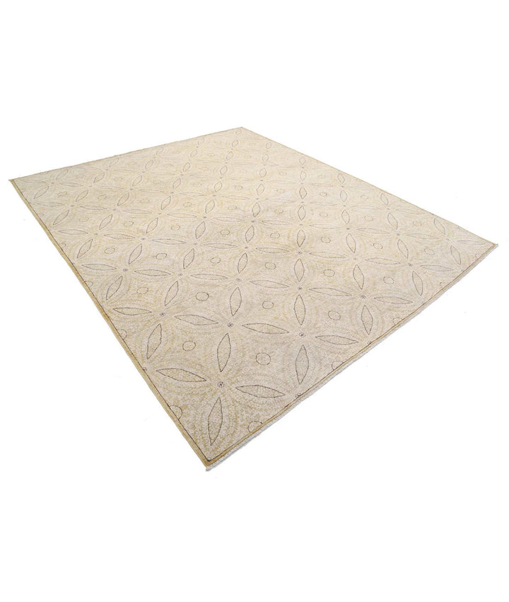 Afghan Oriental Rug 8' 1" x 9' 8" Hand-Knotted | No. AT18599