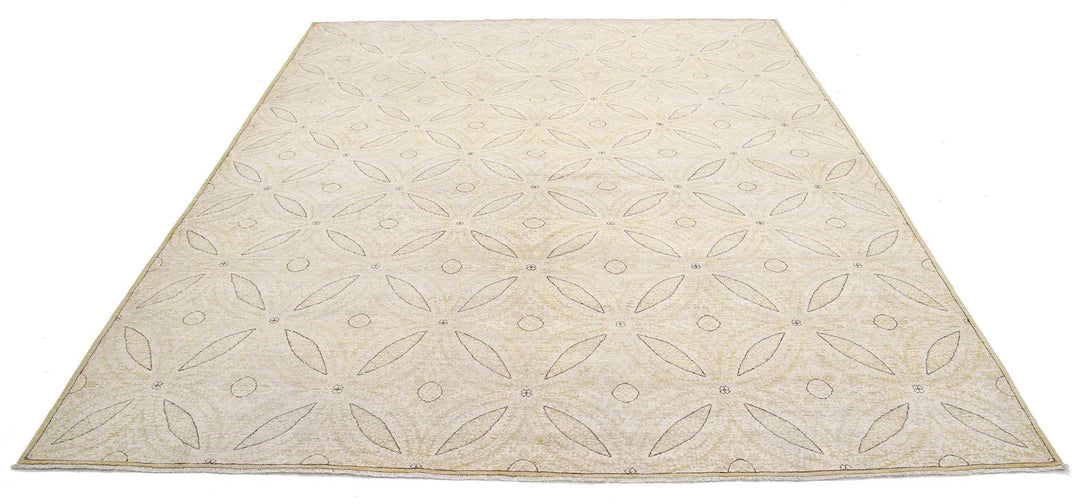Afghan Oriental Rug 8' 1" x 9' 8" Hand-Knotted | No. AT18599