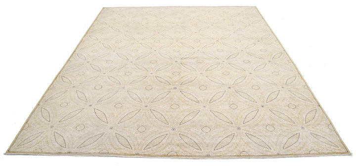 Afghan Oriental Rug 8' 1" x 9' 8" Hand-Knotted | No. AT18599