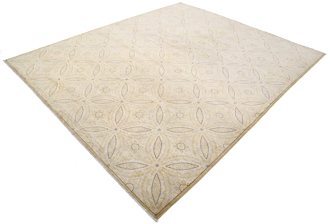 Afghan Oriental Rug 8' 1" x 9' 8" Hand-Knotted | No. AT18599
