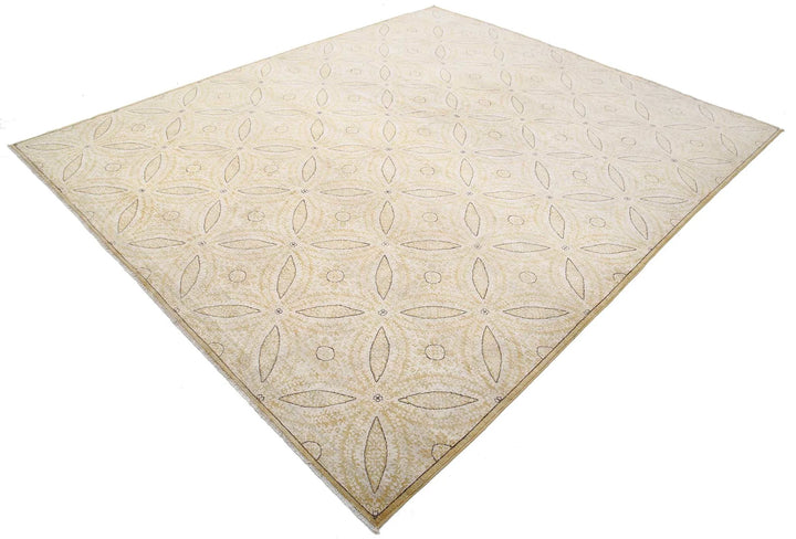 Afghan Oriental Rug 8' 1" x 9' 8" Hand-Knotted | No. AT18599