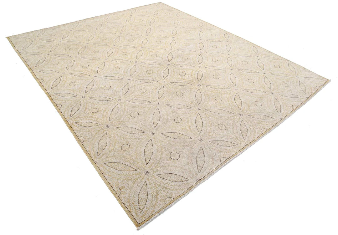 Afghan Oriental Rug 8' 1" x 9' 8" Hand-Knotted | No. AT18599