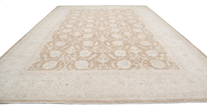 Afghan Serenity Rug 13' 9" x 18' 10" Hand-Knotted | No. AT18666