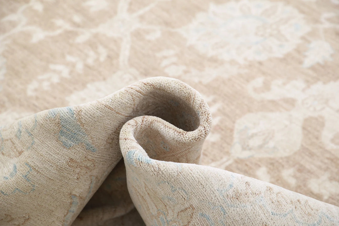 Afghan Serenity Rug 13' 9" x 18' 10" Hand-Knotted | No. AT18666