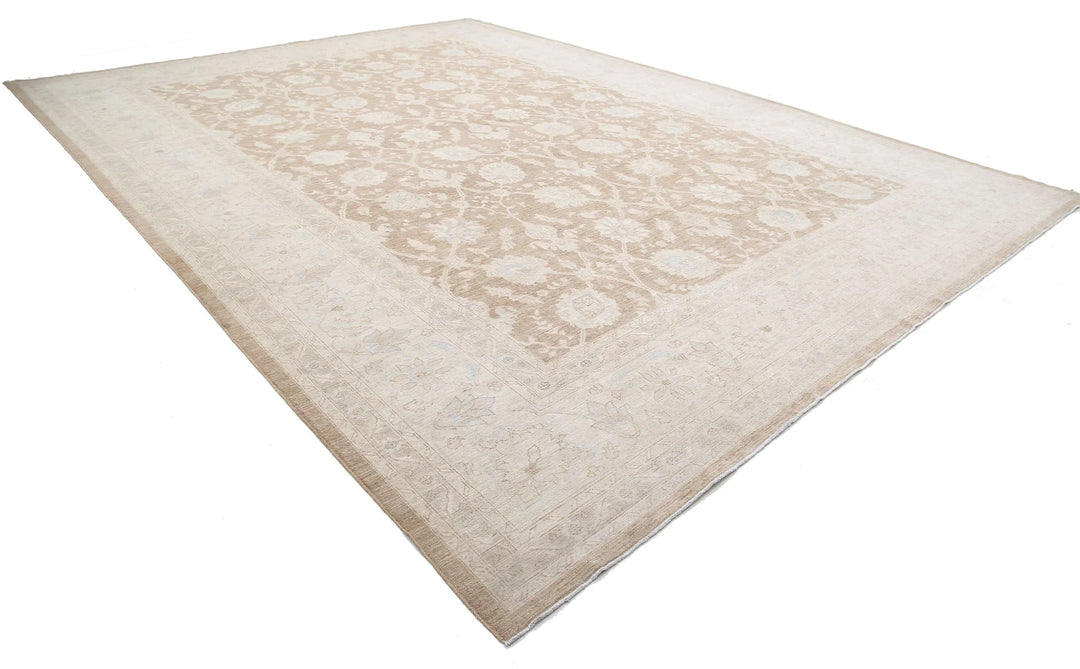 Afghan Serenity Rug 13' 9" x 18' 10" Hand-Knotted | No. AT18666