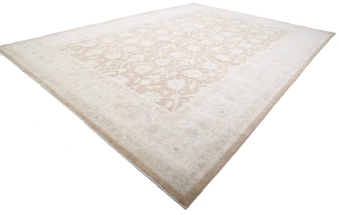Afghan Serenity Rug 13' 9" x 18' 10" Hand-Knotted | No. AT18666