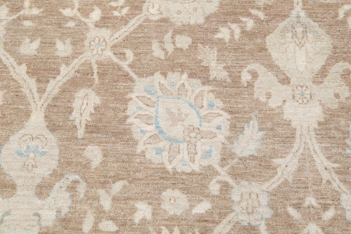 Afghan Serenity Rug 13' 9" x 18' 10" Hand-Knotted | No. AT18666