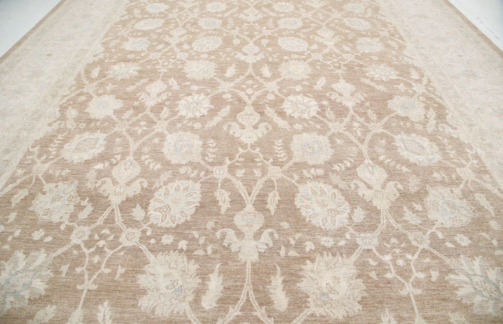 Afghan Serenity Rug 13' 9" x 18' 10" Hand-Knotted | No. AT18666