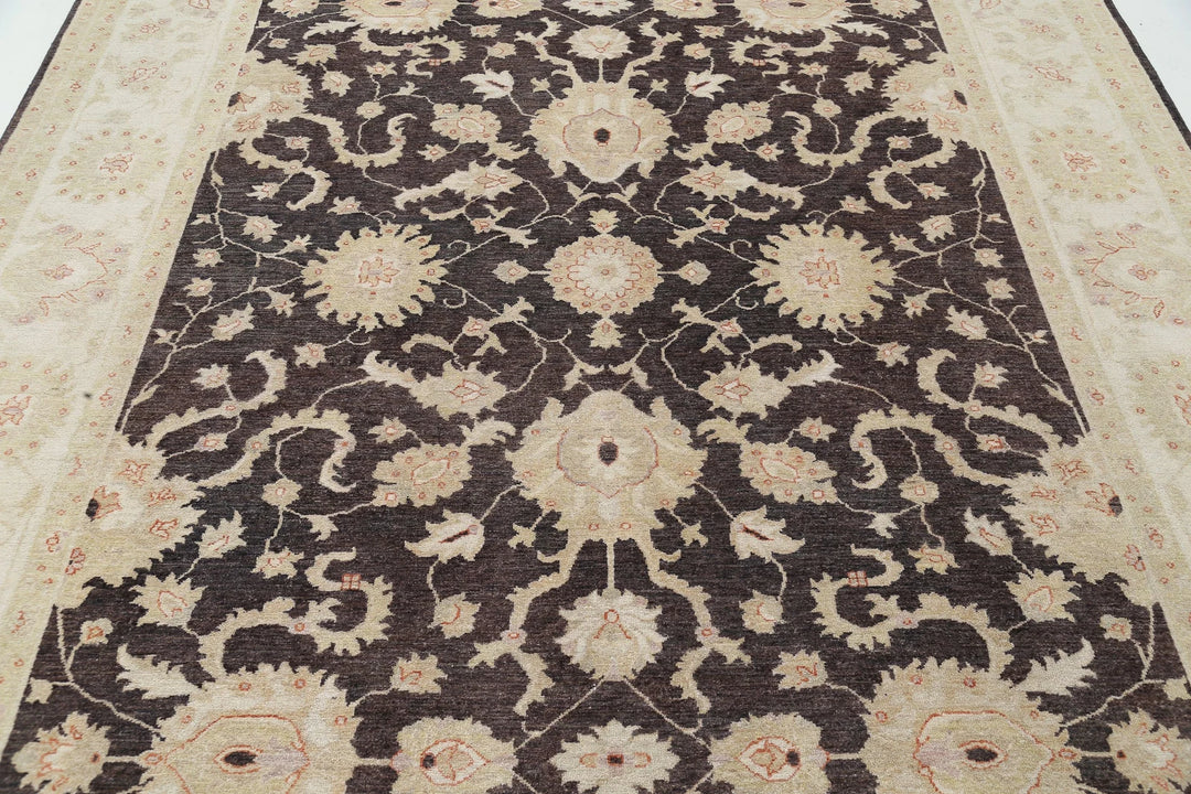 Afghan Serenity Rug 7' 11" x 9' 7" Hand-Knotted | No. AT18736