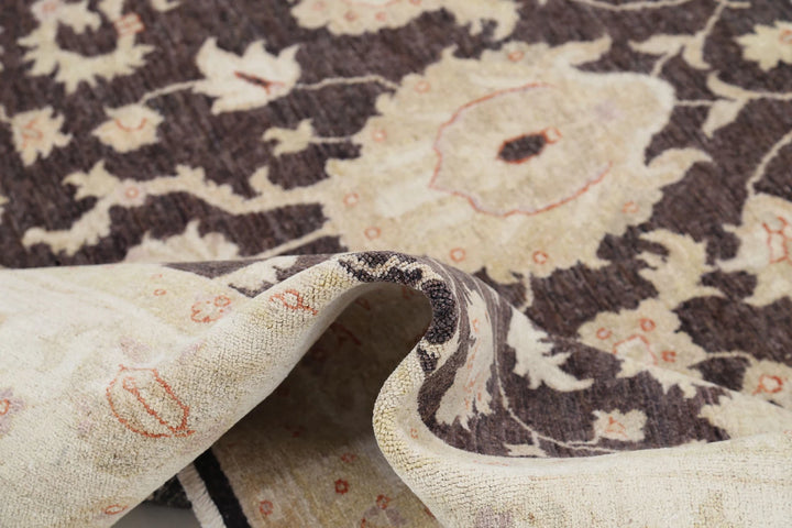 Afghan Serenity Rug 7' 11" x 9' 7" Hand-Knotted | No. AT18736