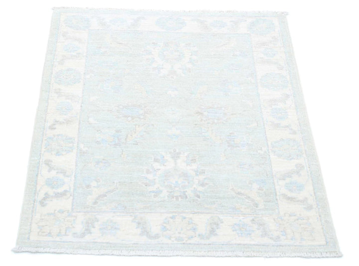 Afghan Serenity Rug 2' 4" x 2' 9" Hand-Knotted | No. AT18772