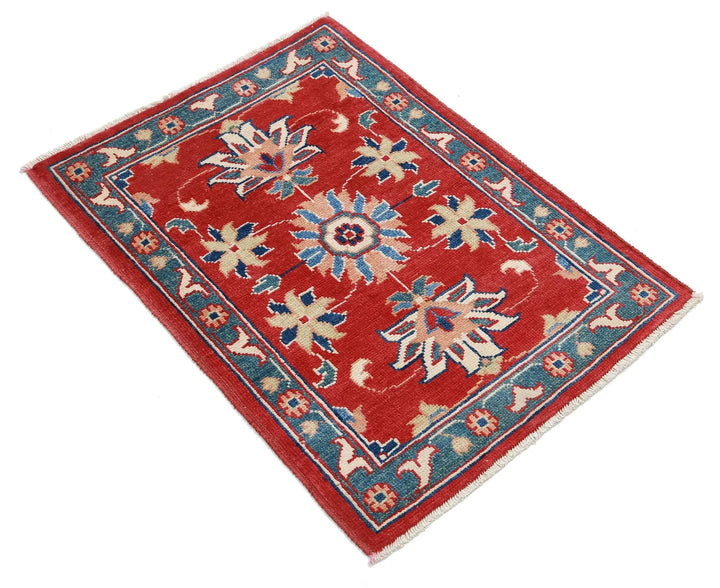 Afghan Ziegler Rug 2' 1" x 2' 10" Hand-Knotted | No. AT18816