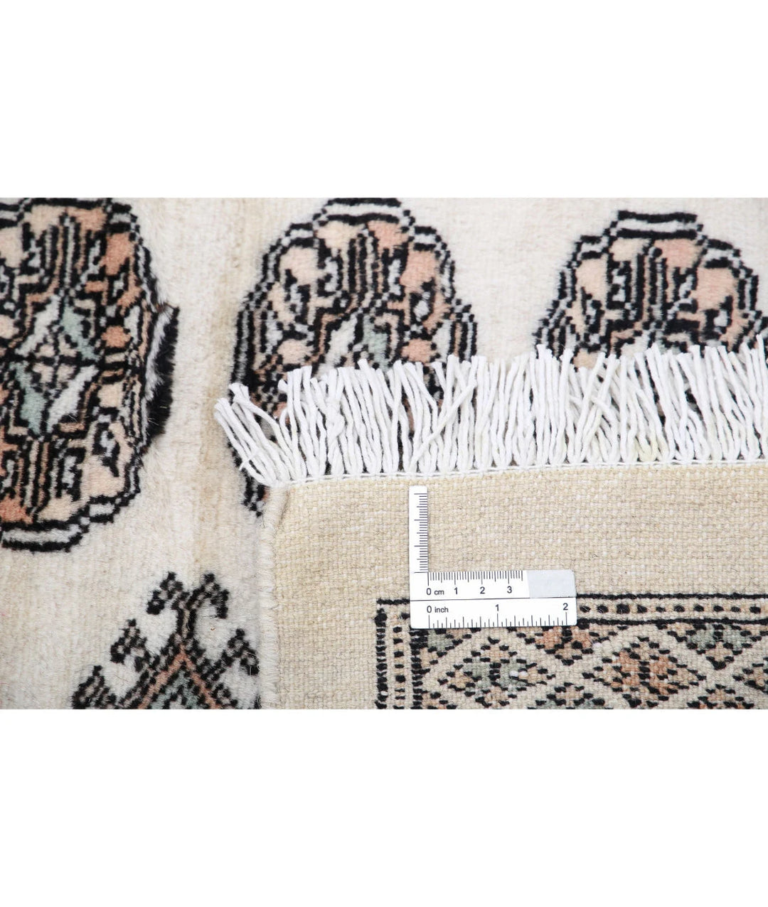 Pakistani Bokhara Rug 8' 4" x 9' 9" Hand-Knotted | No. AT19136