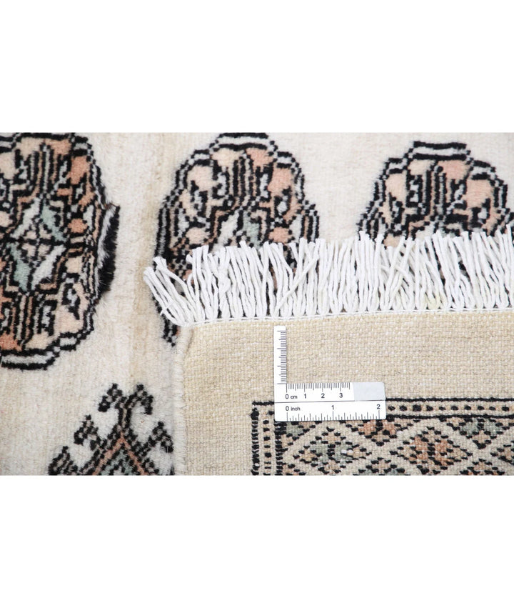 Pakistani Bokhara Rug 8' 4" x 9' 9" Hand-Knotted | No. AT19136