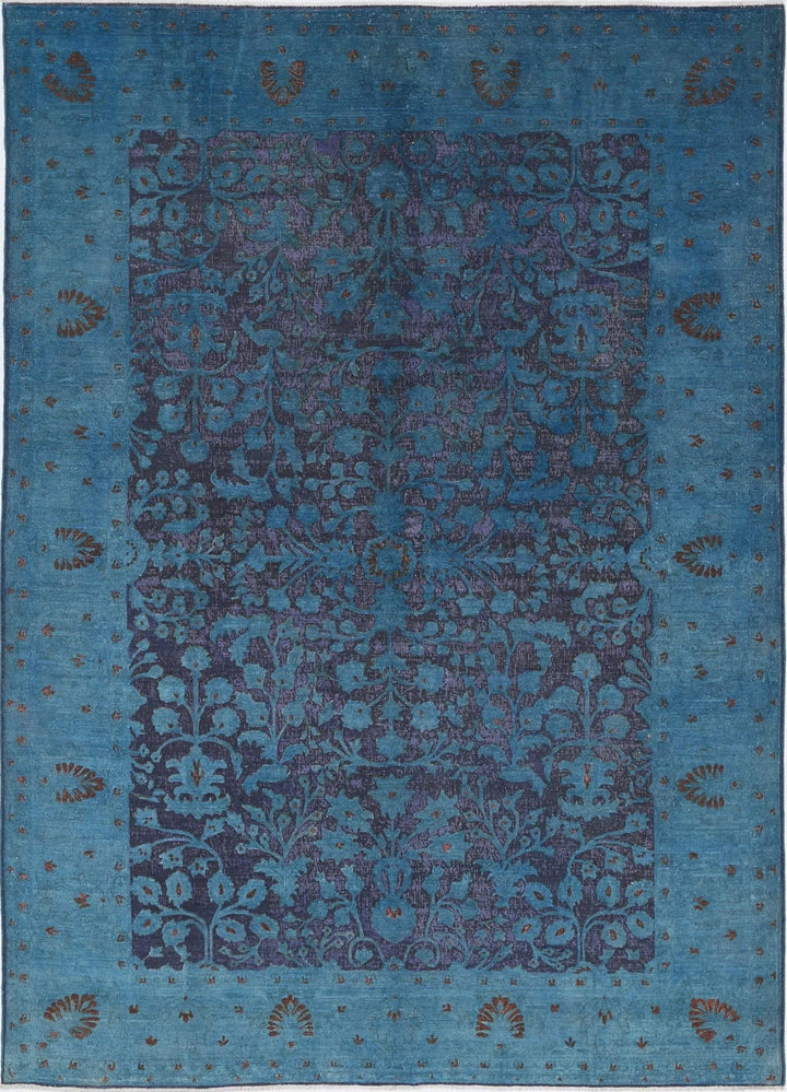 Afghan Onyx Rug 6' 11" x 9' 8" Hand-Knotted | No. AT19174