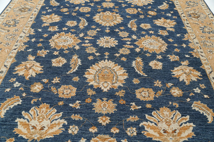Afghan Ziegler Farhan Rug 9' 3" x 11' 7" Hand-Knotted | No. AT19212