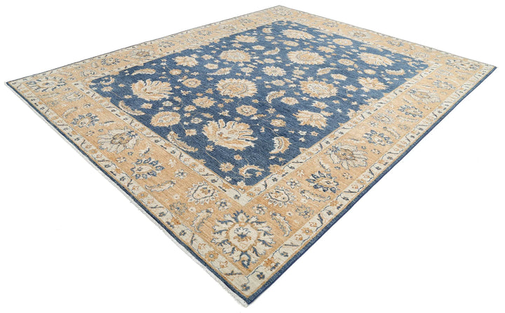 Afghan Ziegler Farhan Rug 9' 3" x 11' 7" Hand-Knotted | No. AT19212
