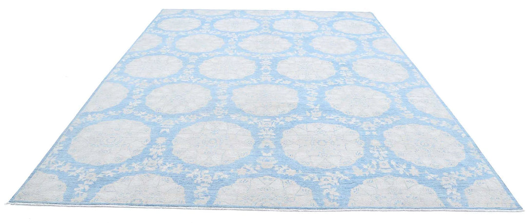 Afghan Oriental Rug 9' 2" x 12' 0" Hand-Knotted | No. AT19277