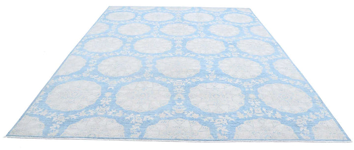 Afghan Oriental Rug 9' 2" x 12' 0" Hand-Knotted | No. AT19277