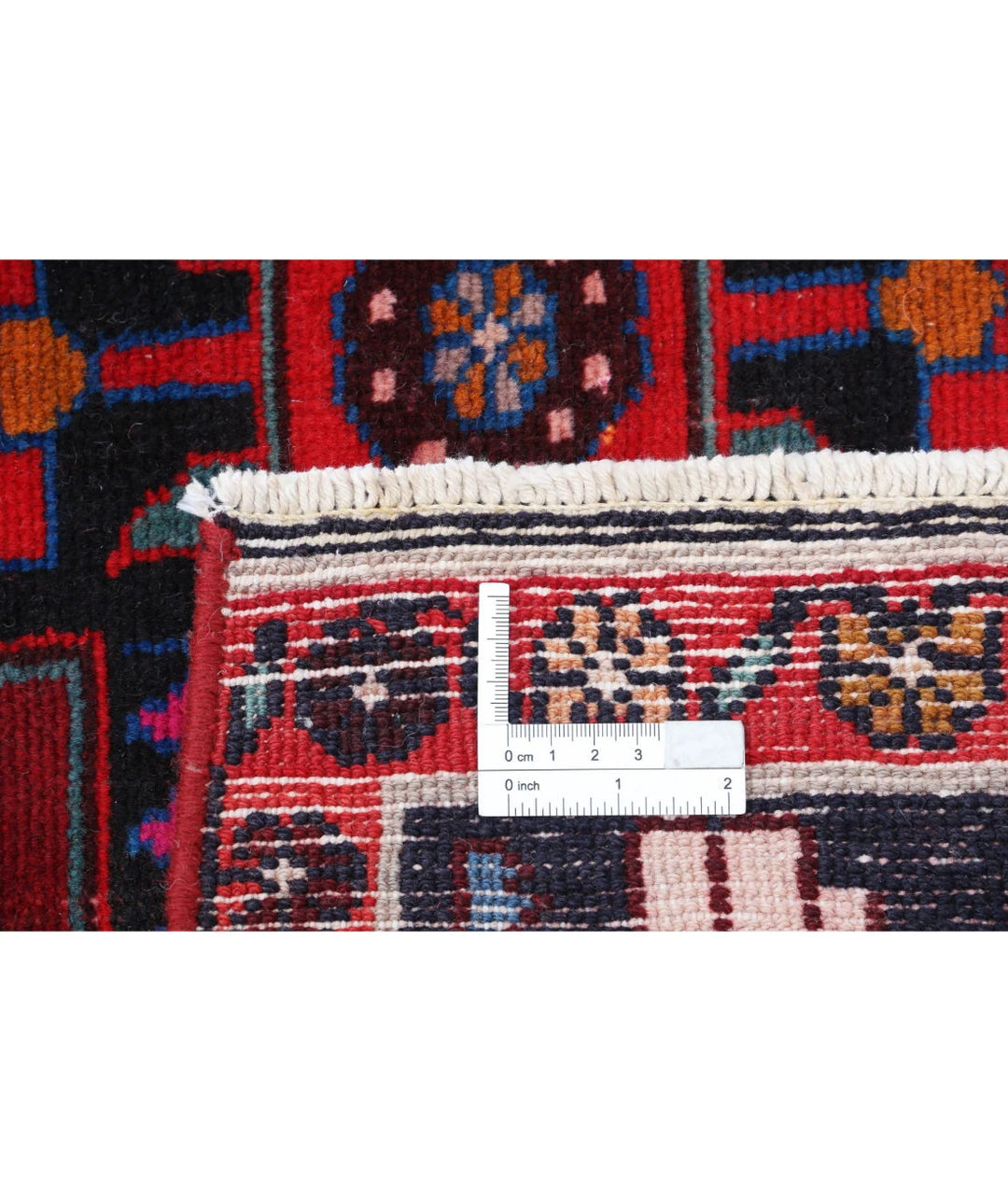 Persian Hamadan Runner Rug 4' 5" x 9' 8" Hand-Knotted | No. AT19291