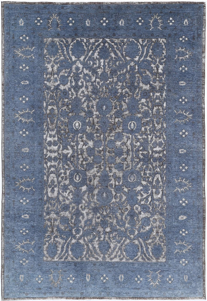 Afghan Onyx Oriental Rug 6' 1" x 8' 9" Hand-Knotted | No. AT19375