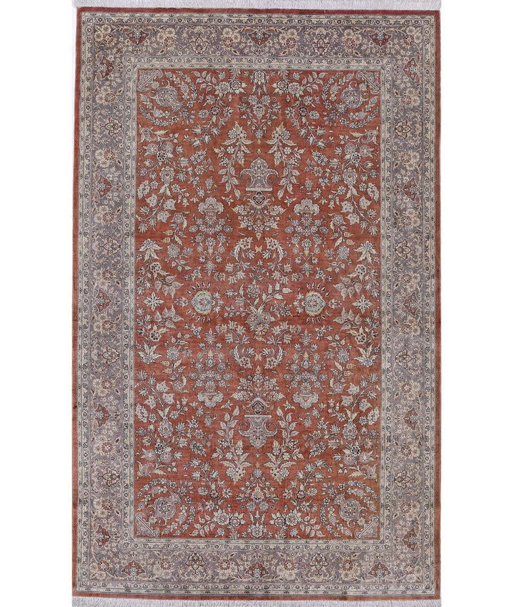 Chinese Hereke Rug 3' 0" x 4' 11" Hand-Knotted | No. AT19463