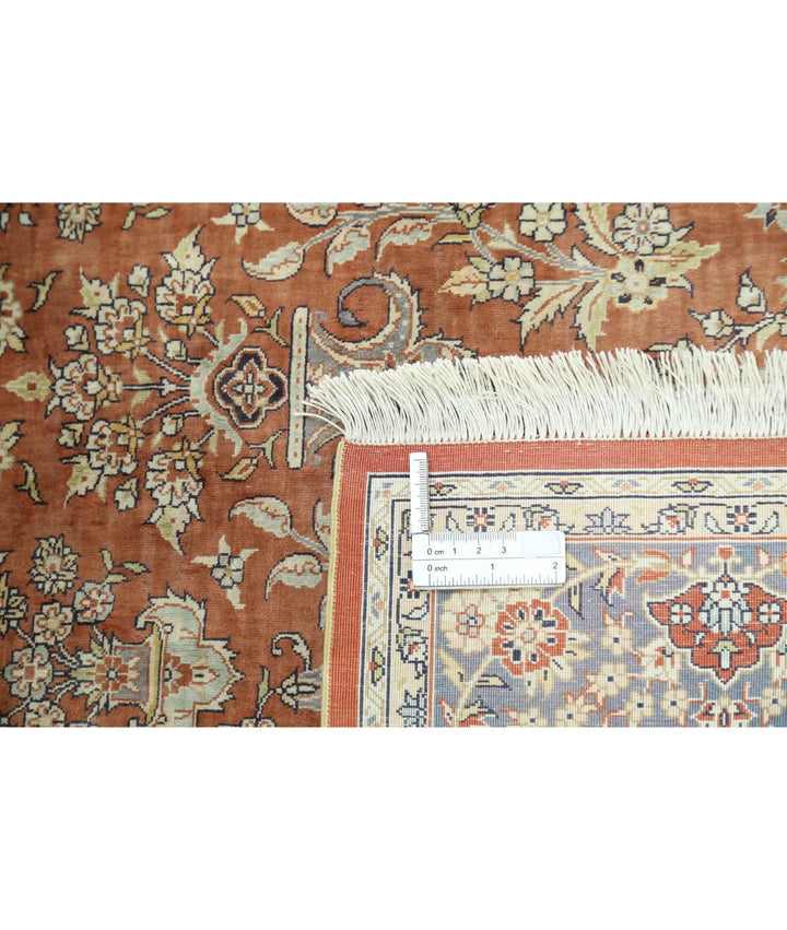 Chinese Hereke Rug 3' 0" x 4' 11" Hand-Knotted | No. AT19463