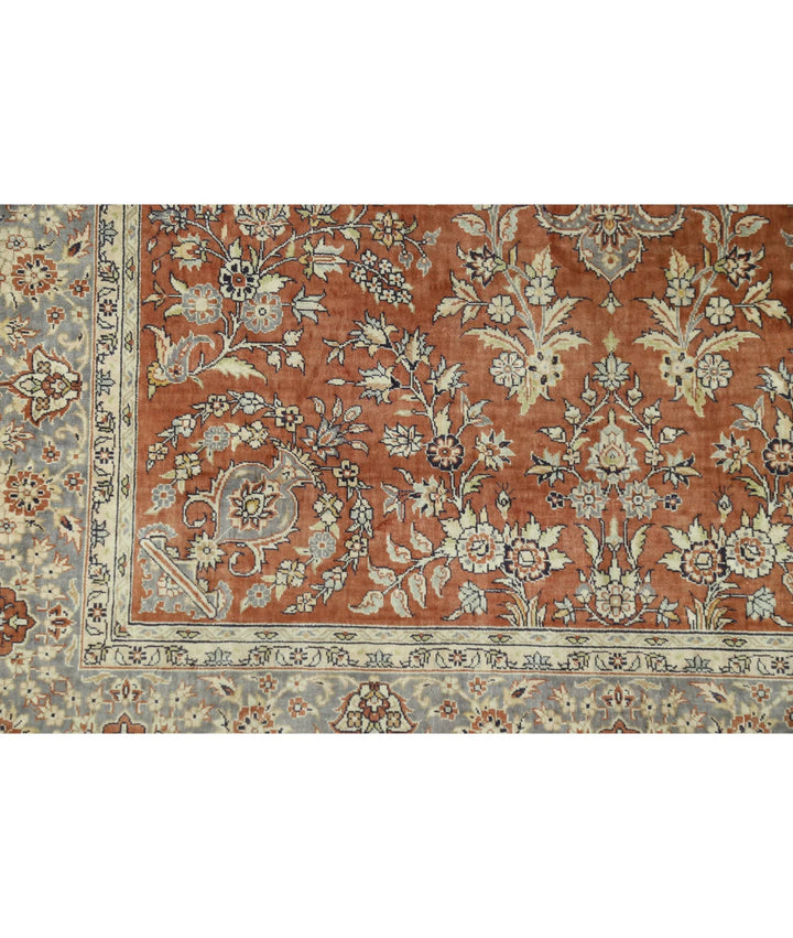 Chinese Hereke Rug 3' 0" x 4' 11" Hand-Knotted | No. AT19463